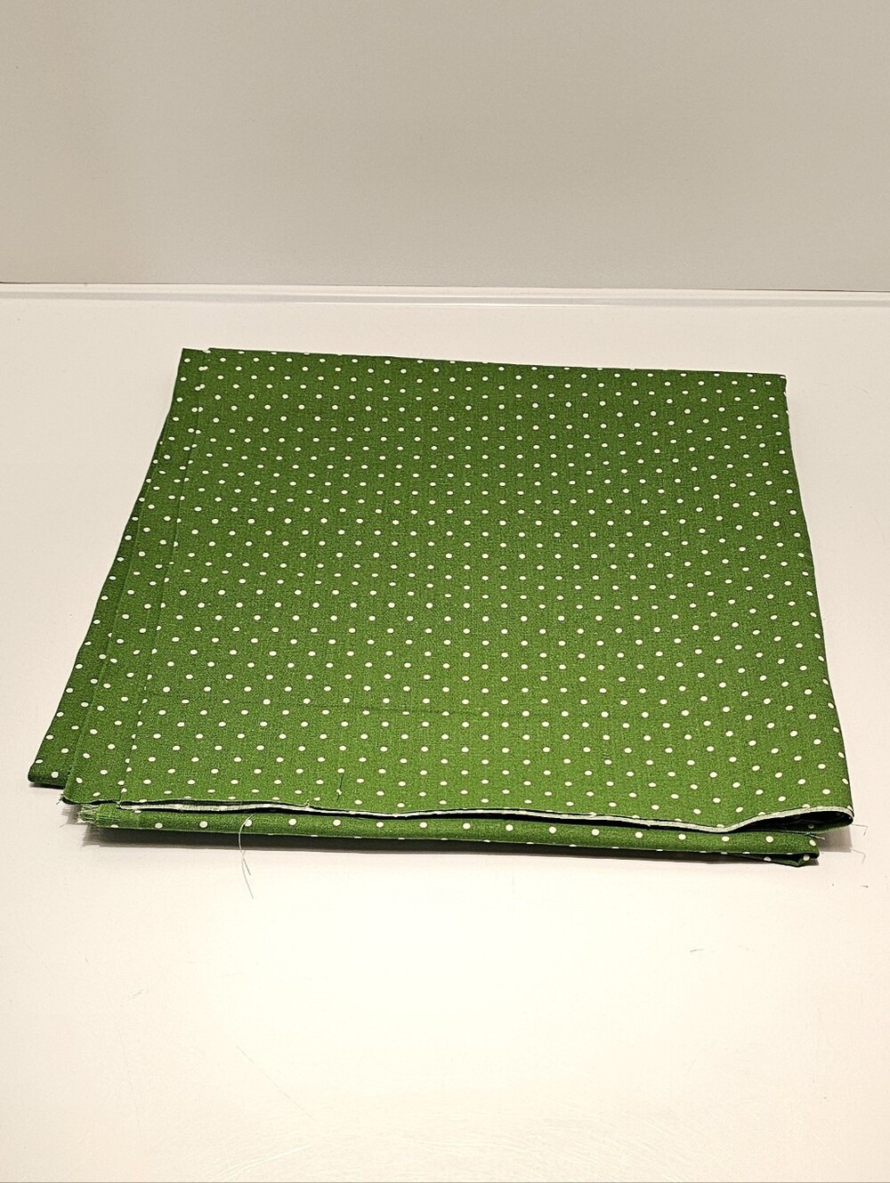 JoAnn Fabrics Cotton Green Dot Quilt Fabric